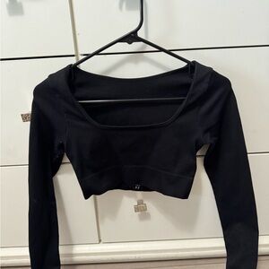 Black Long Sleeve Women's Top